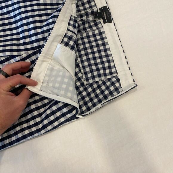 J. Crew Women's Martie Side Zip Checkered Pants - 4T - Picture 4 of 11